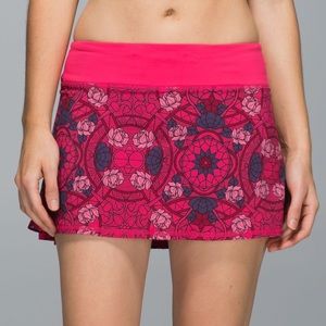 Lululemon 🦄RARE Guava Lava Pace Setter Skirt NEW